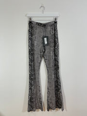 Snake Print Flares (Size 10)