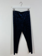 Blue Velvet Leggings (Size 10)