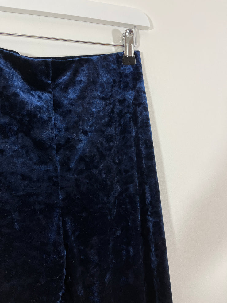 Blue Velvet Leggings (Size 10)