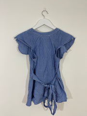 Blue Stripe Blouse (Medium)