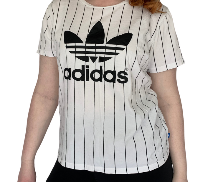Adidas Stripe T-Shirt (Size 12)